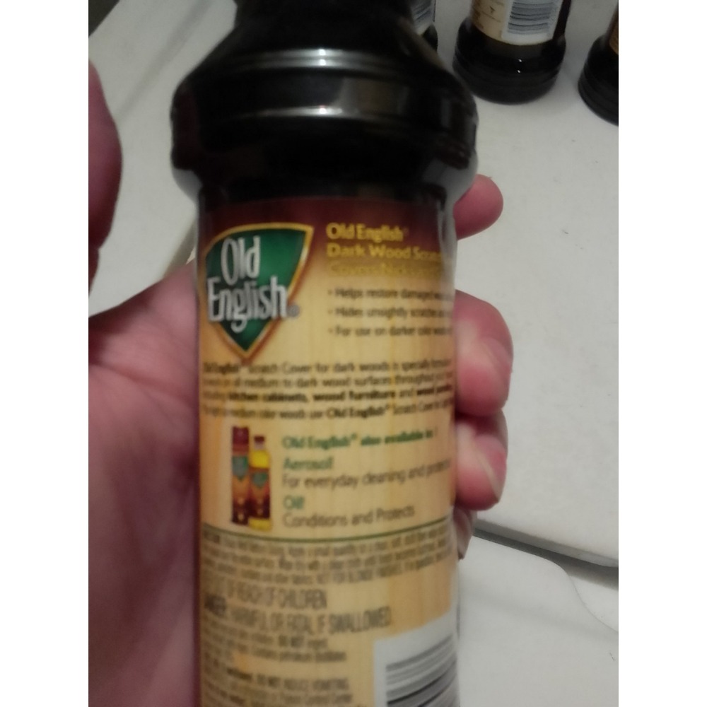 Lot Of 4 Old English Scratch Cover For Dark Wood Nourishing Mineral Oil Protects - Picture 6 of 6
